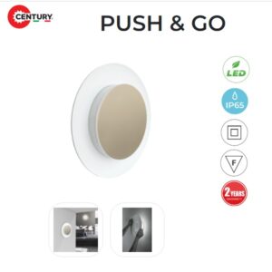 Plafoniera LED Push & Go 20w Luce Natura 1200 Lumen